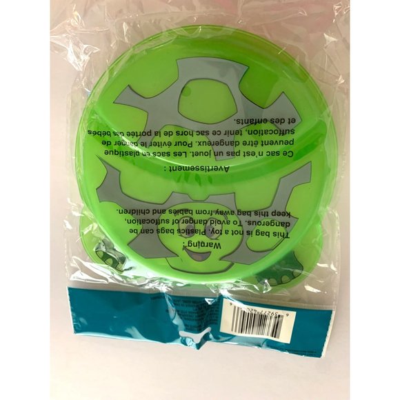 New Angel Of Mine Hard Plastic Green Turtle Pack of 2 Kids Divided Plate - Picture 3 of 3